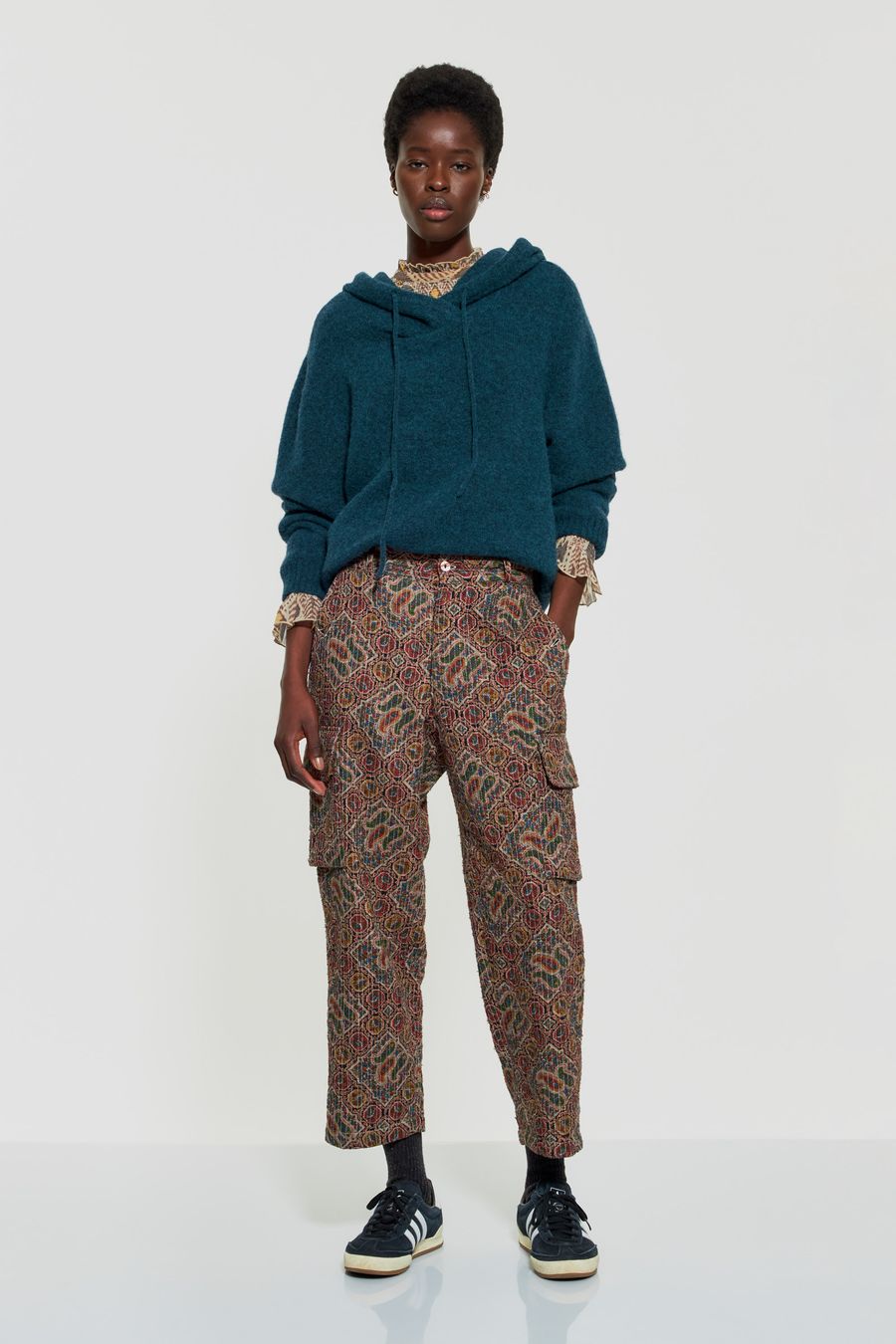 Antikbatik Pantalon imprimé Zina