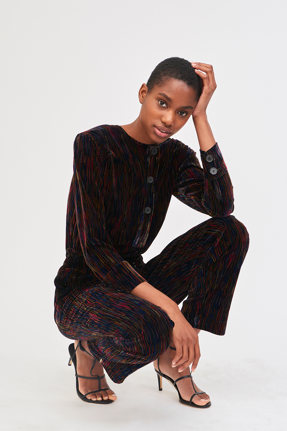 Haut en velours imprimé Flama - Antik Batik (photo) Haut en velours imprimé Flama - Antik Batik (photo)