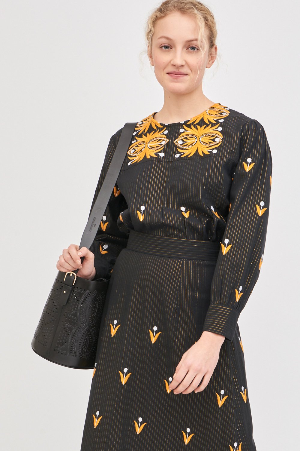Blouse brodéeMexi - Noir - Antik Batik (photo) Blouse brodéeMexi - Noir - Antik Batik (photo)