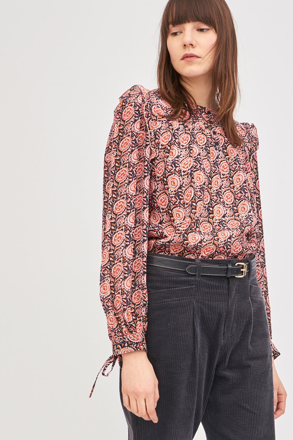 Blouse en voile imprimé Nikki - Antik Batik (photo) Blouse en voile imprimé Nikki - Antik Batik (photo)