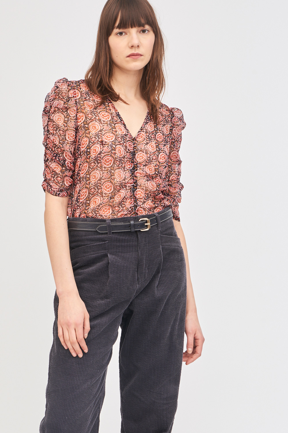 Haut en voile imprimé Nikki - Antik Batik (photo) Haut en voile imprimé Nikki - Antik Batik (photo)