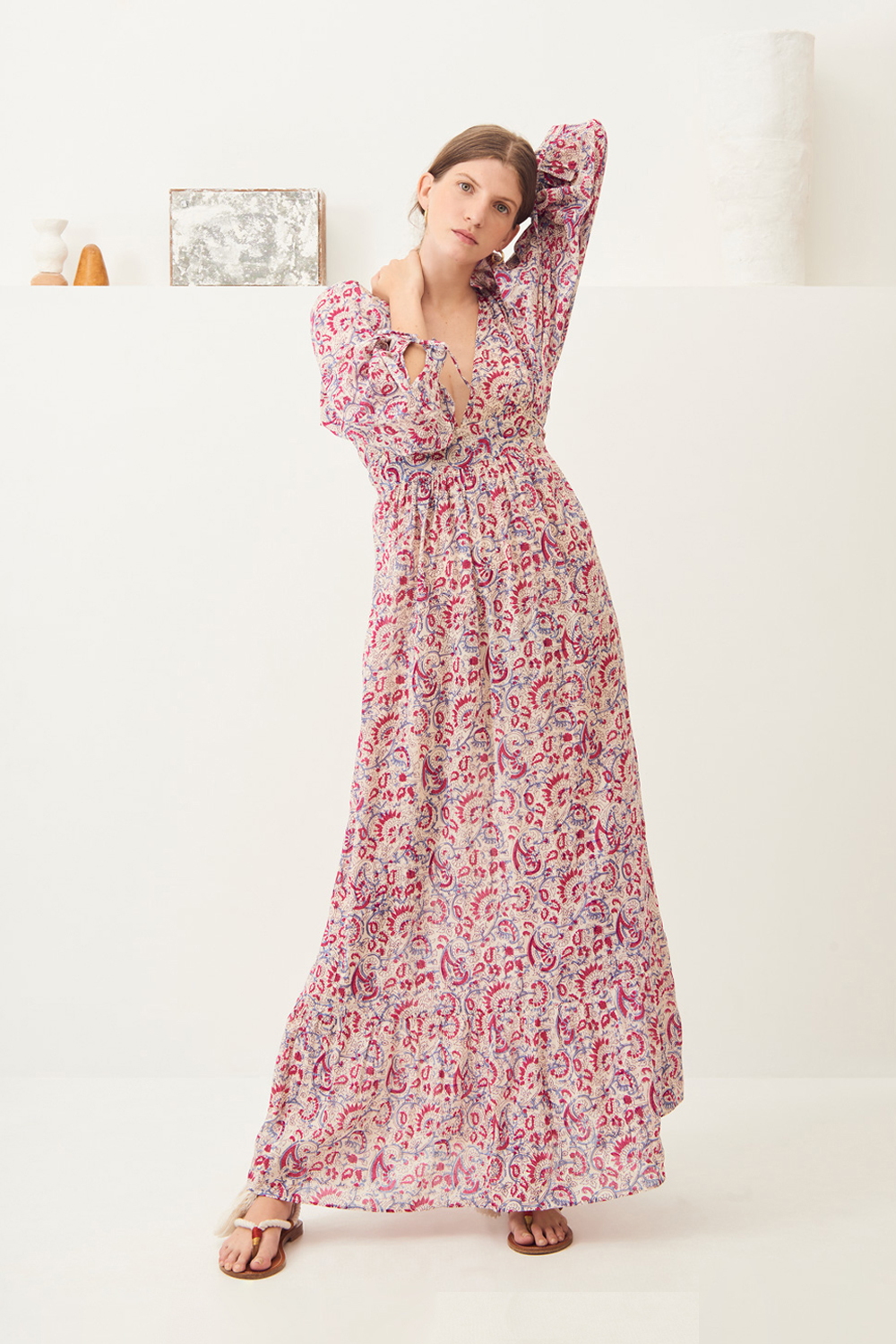 long flowing maxi dress