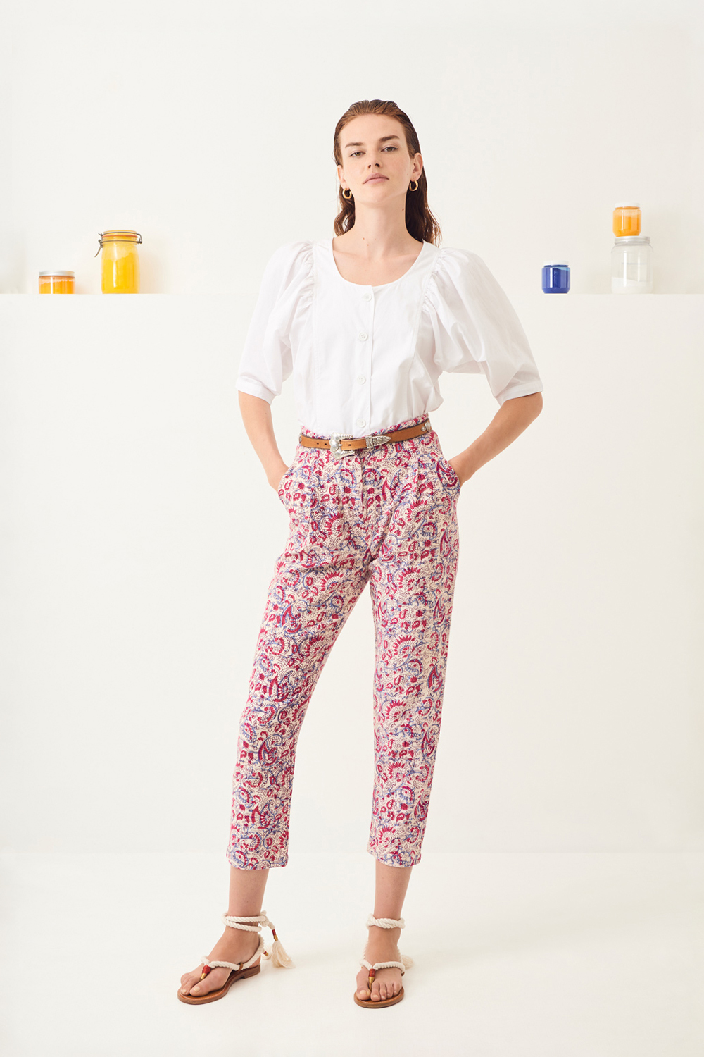 Pantalon carotte Chérie - Rose - Antik Batik (photo) Pantalon carotte Chérie - Rose - Antik Batik (photo)