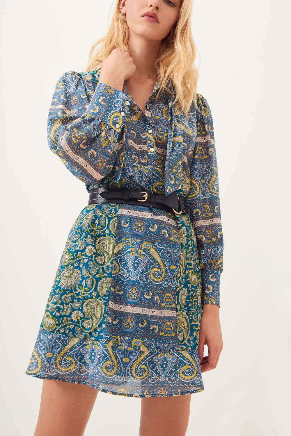Robe courte soie Kheti - Antik Batik (photo) Robe courte soie Kheti - Antik Batik (photo)
