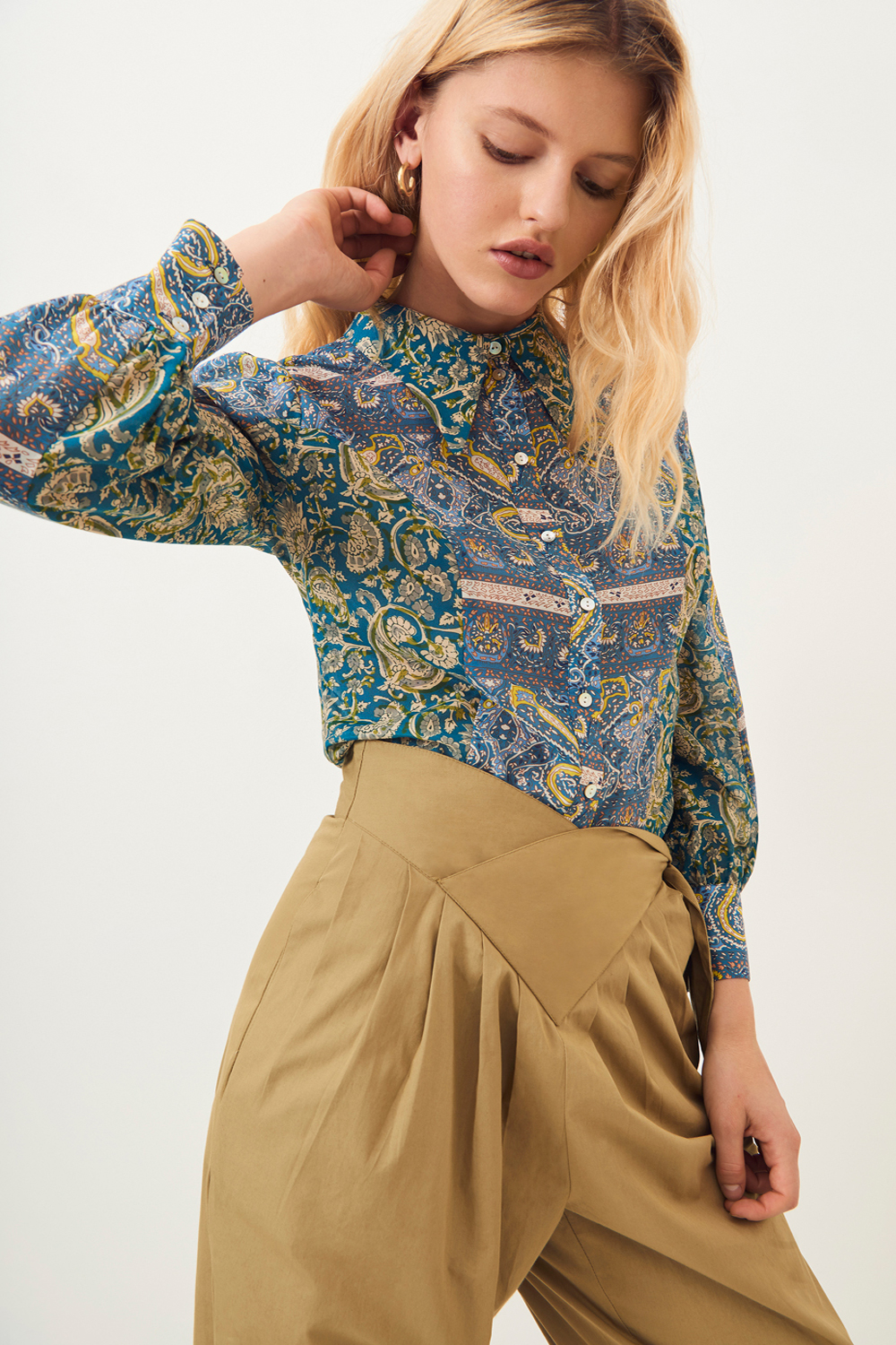 Chemise soie Kheti - Antik Batik (photo) Chemise soie Kheti - Antik Batik (photo)