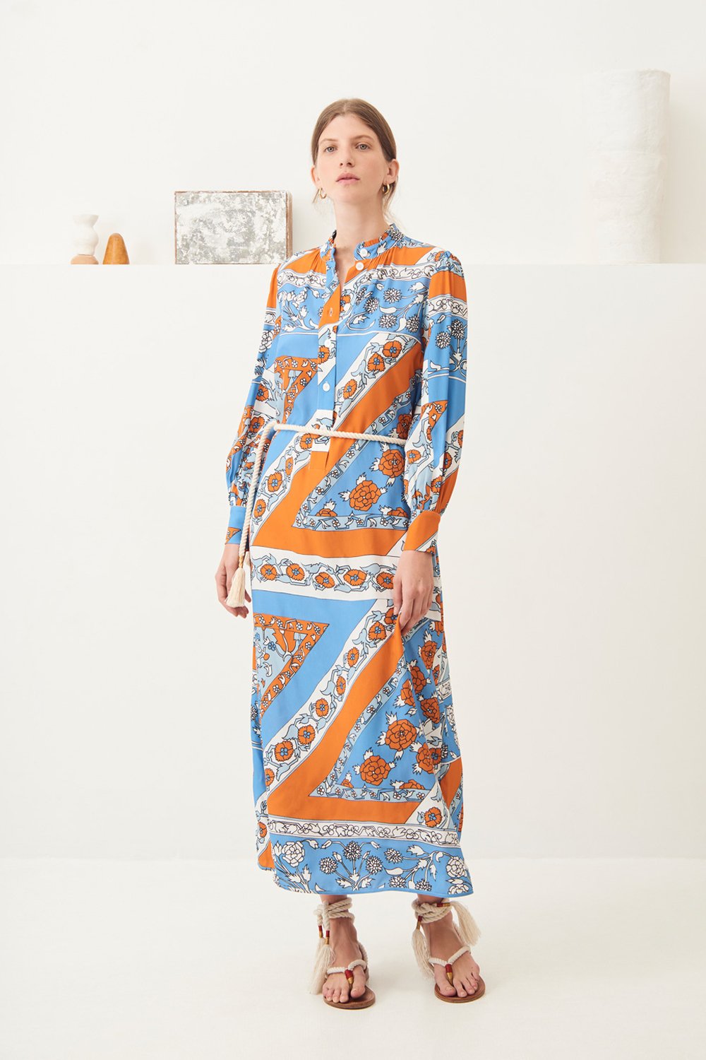 Robe chemise fluide Léandra - Antik Batik (photo) Robe chemise fluide Léandra - Antik Batik (photo)