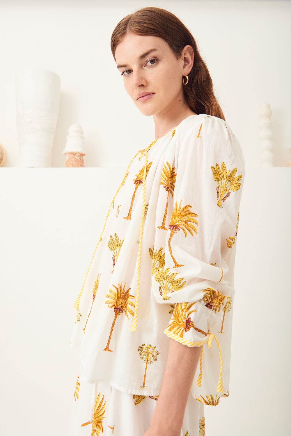 Blouse fluide Palmy - Jaune - Antik Batik (photo) Blouse fluide Palmy - Jaune - Antik Batik (photo)