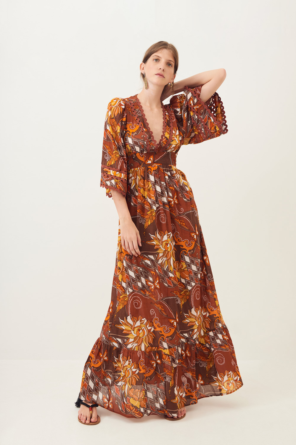 Robe longue fluide Ramba - Antik Batik (photo) Robe longue fluide Ramba - Antik Batik (photo)