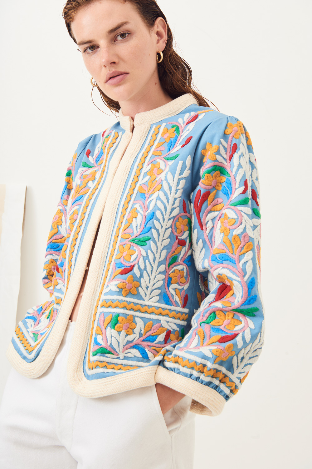 Veste coton brodé Hendrix - Antik Batik (photo) Veste coton brodé Hendrix - Antik Batik (photo)