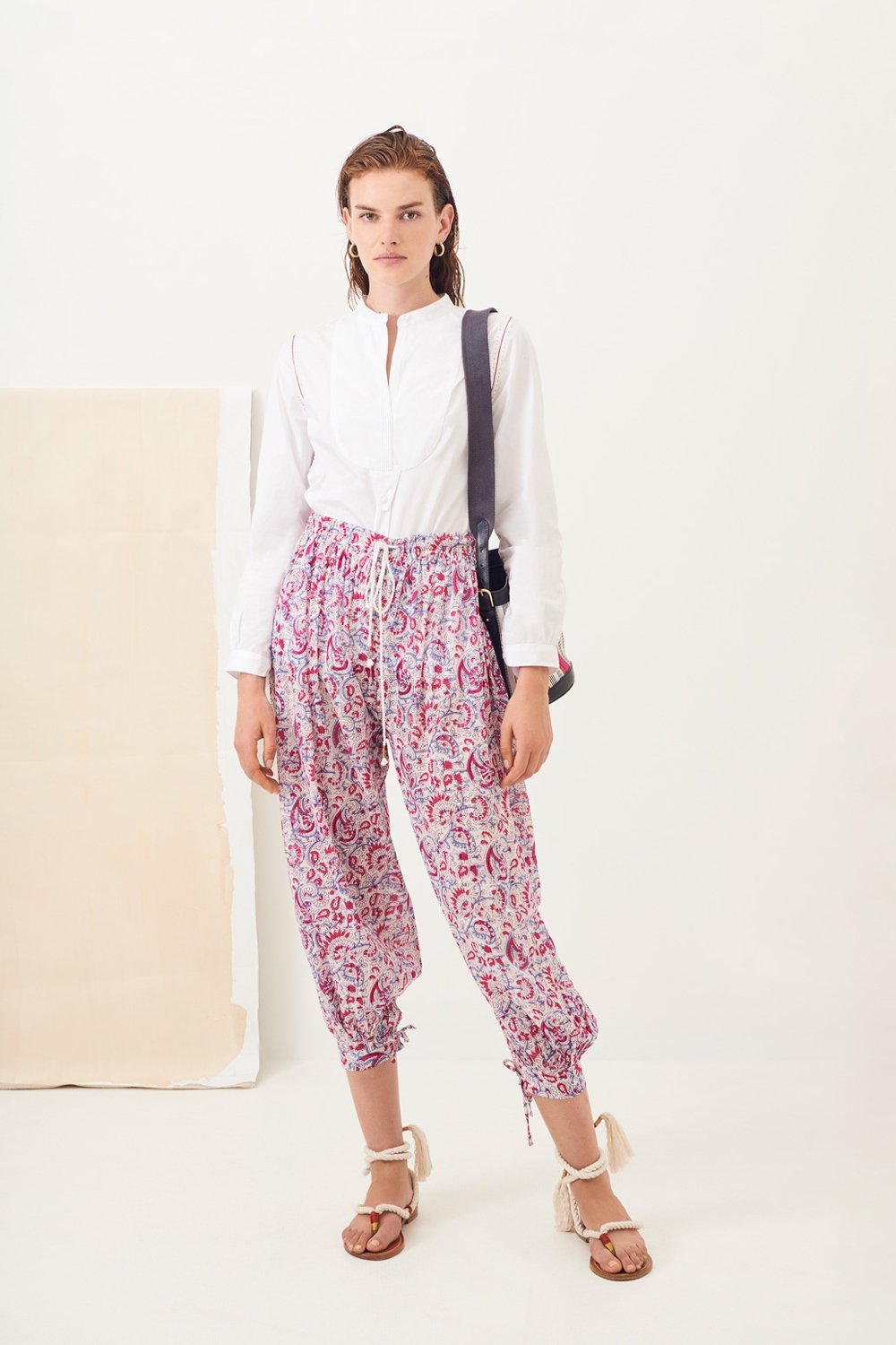Pantalon sarouel imprimé Chérie - Rose - Antik Batik (photo) Pantalon sarouel imprimé Chérie - Rose - Antik Batik (photo)