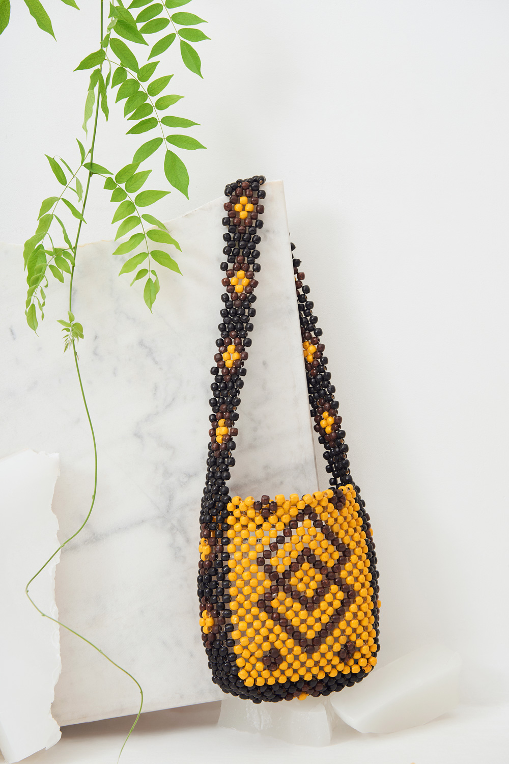 Sac bandoulière bois Boly - Jaune - Antik Batik (photo) Sac bandoulière bois Boly - Jaune - Antik Batik (photo)