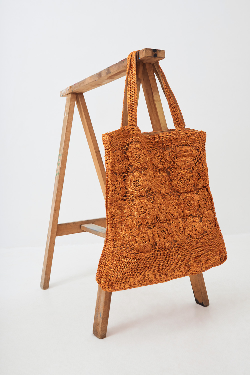 Cabas oversize raphia - Orange - Antik Batik (photo) Cabas oversize raphia - Orange - Antik Batik (photo)