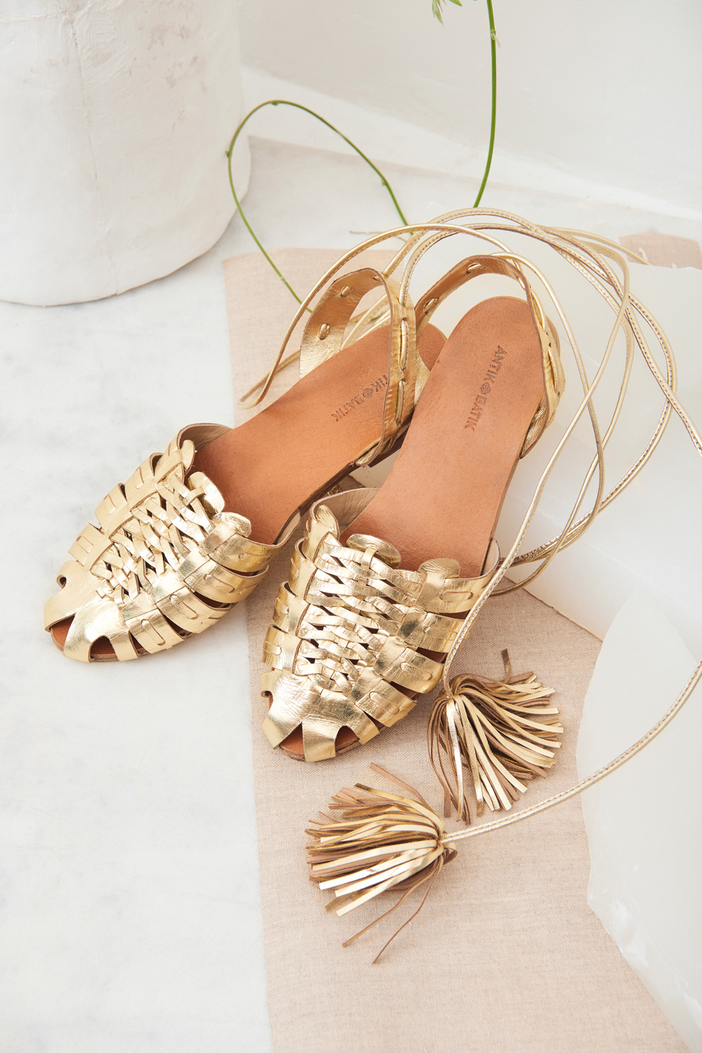 Sandales cuir tressé Mina - Antik Batik (photo) Sandales cuir tressé Mina - Antik Batik (photo)