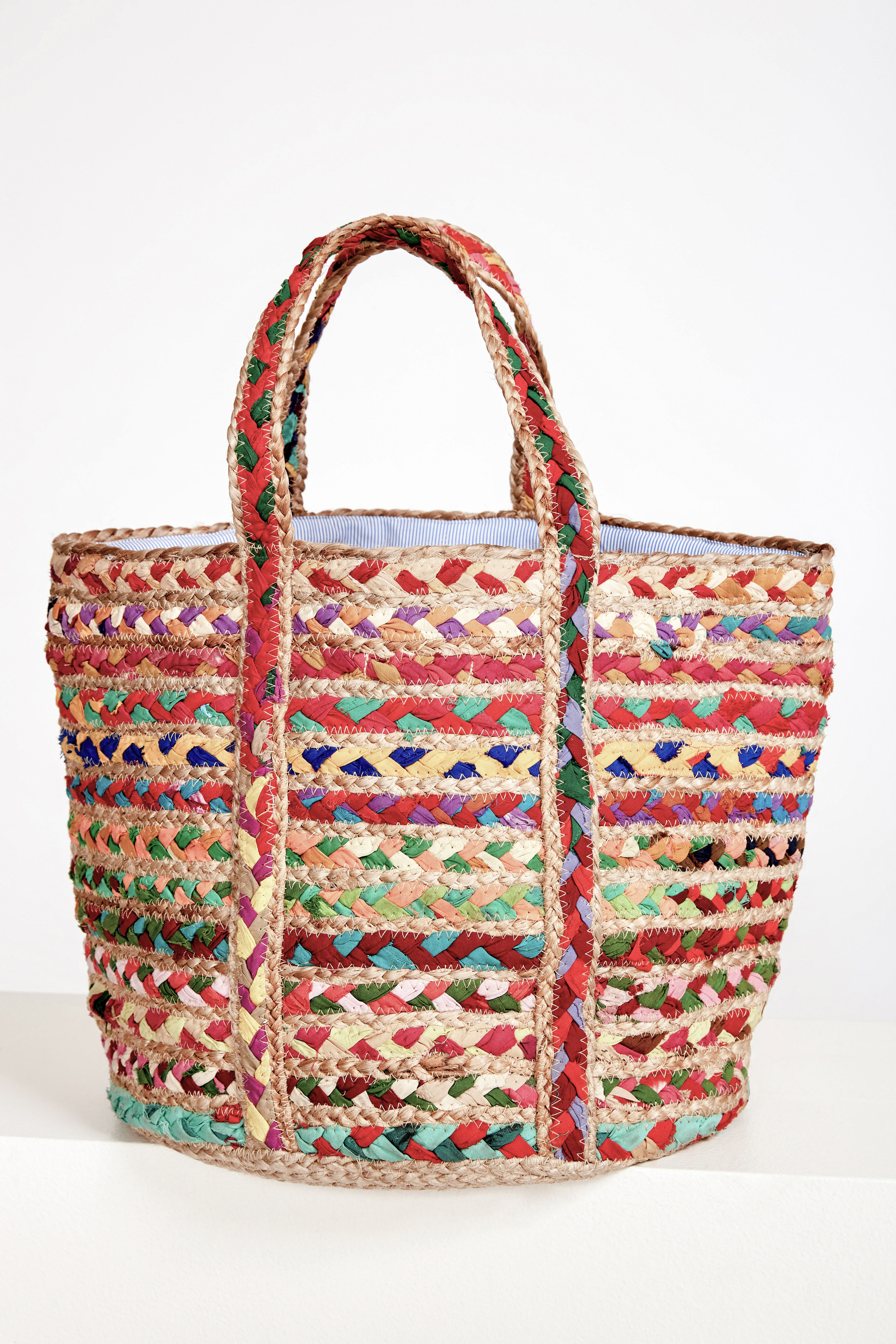 Cabas jute tressée Jella - Multicolore - Antik Batik (photo) Cabas jute tressée Jella - Multicolore - Antik Batik (photo)