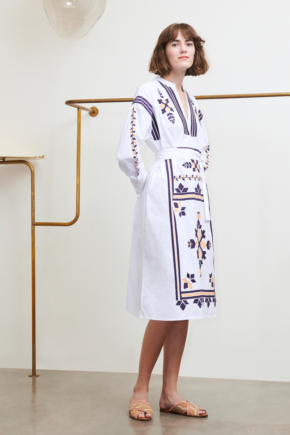 Robe Anika blanche - Antik Batik (photo) Robe Anika blanche - Antik Batik (photo)