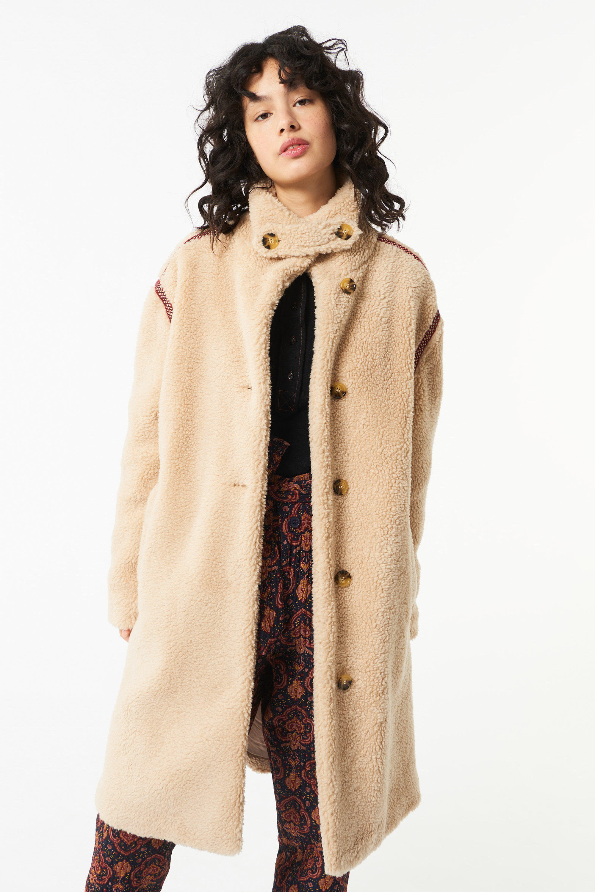 Sable long coat | Boho chic fashion | ANTIK BATIK