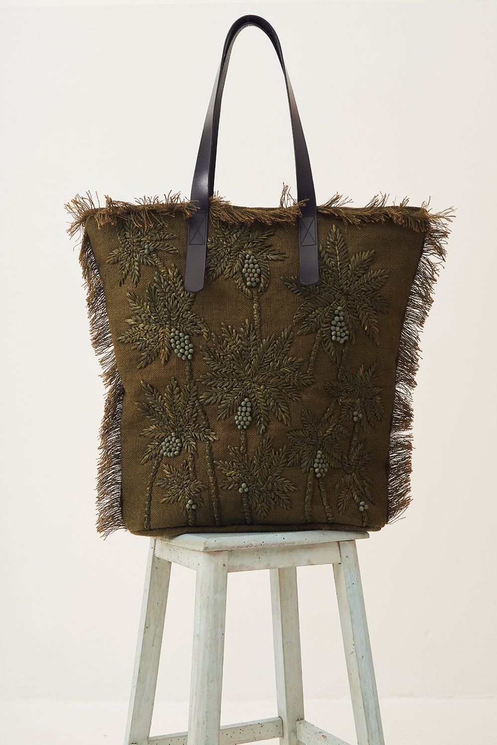 Grand sac raphia Barry - Kaki - Antik Batik (photo) Grand sac raphia Barry - Kaki - Antik Batik (photo)