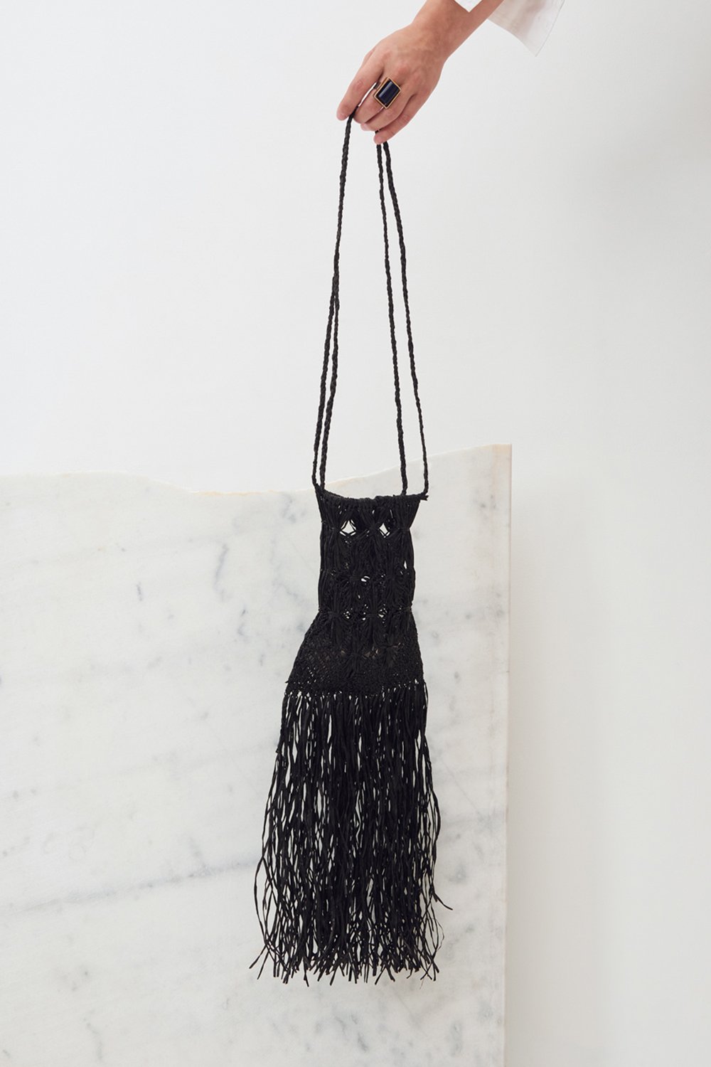 Mini-sac raphia Biim - Noir - Antik Batik (photo) Mini-sac raphia Biim - Noir - Antik Batik (photo)