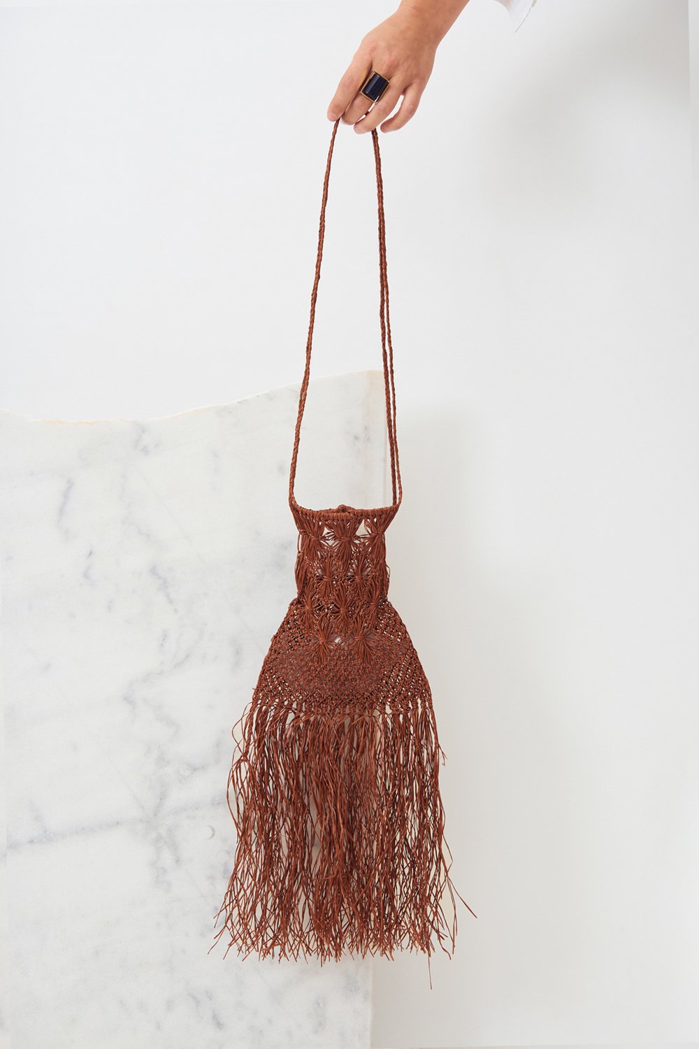 Mini-sac raphia Biim - Marron - Antik Batik (photo) Mini-sac raphia Biim - Marron - Antik Batik (photo)