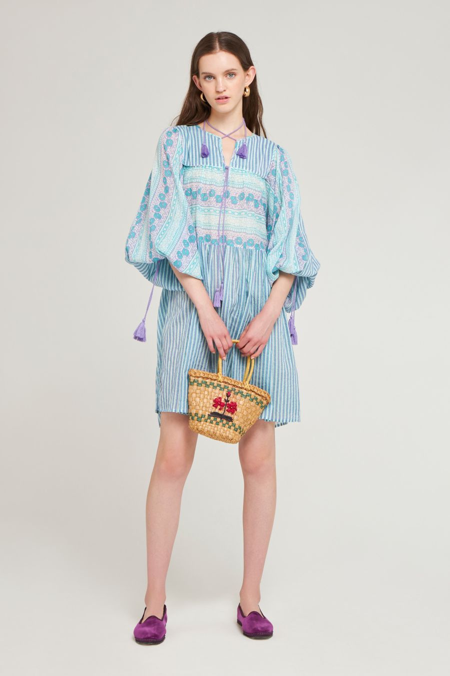 Antikbatik Amelie mini dress