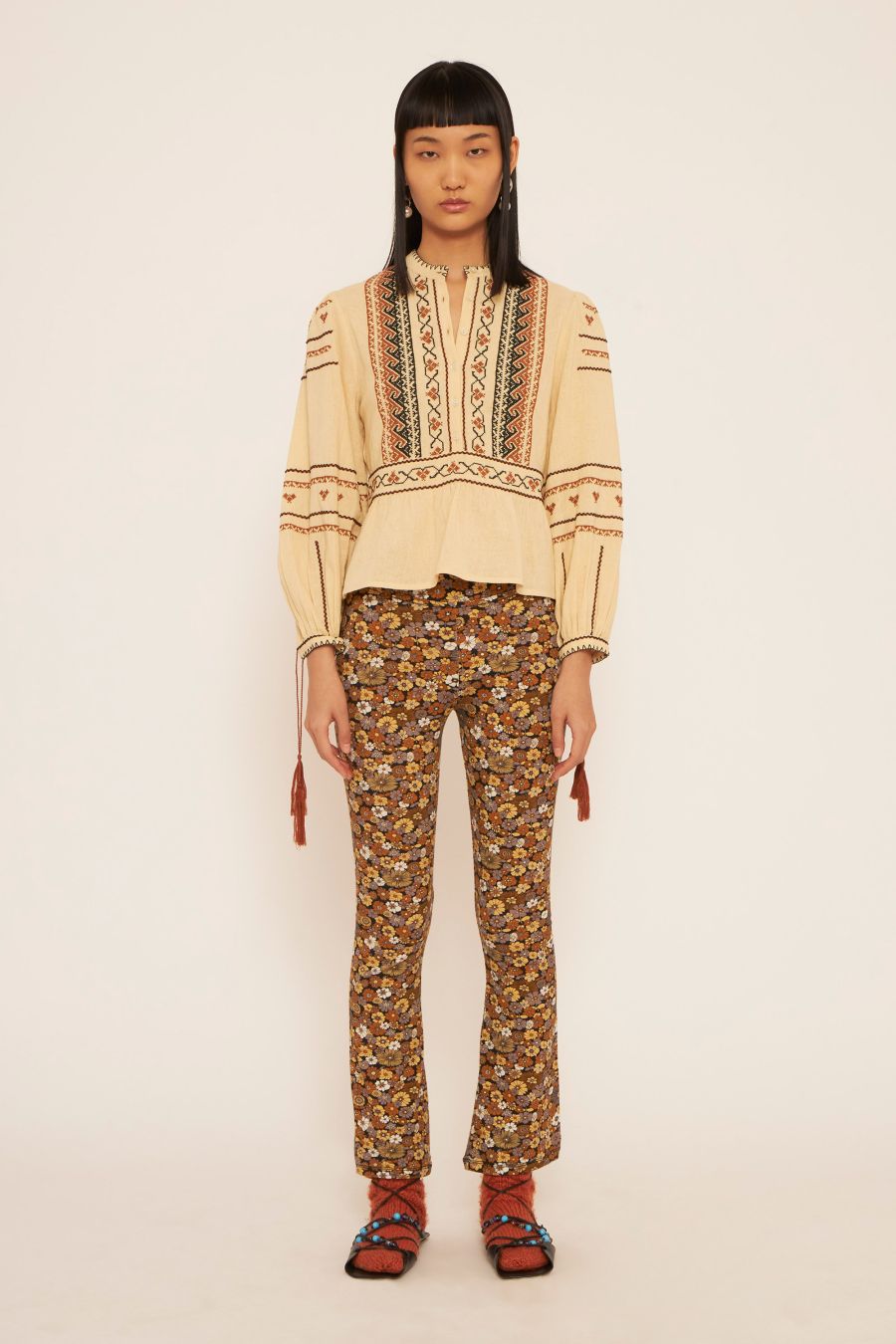 Antikbatik Legging imprimé Tania