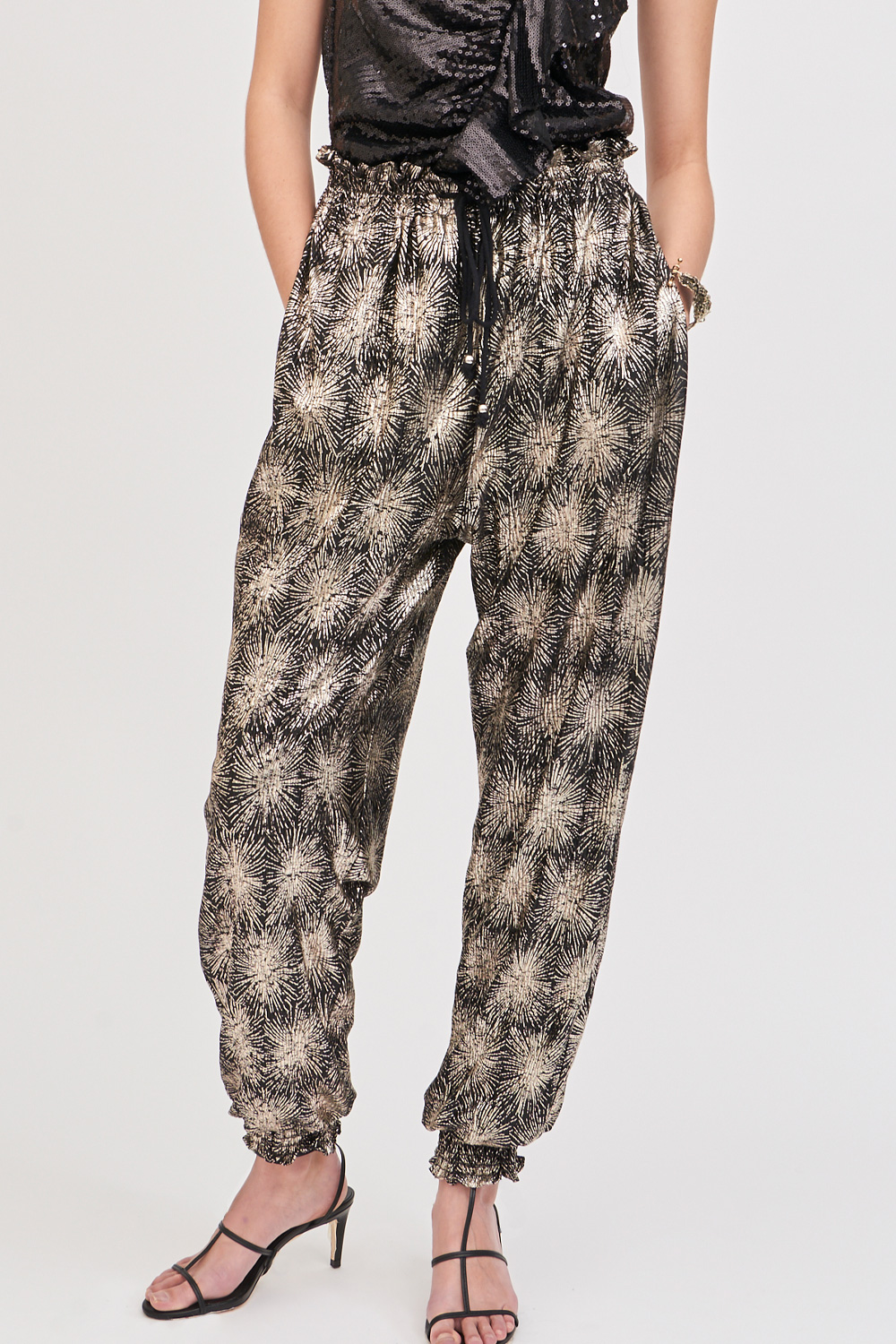 Pantalon fluide doré Grace - Antik Batik (photo) Pantalon fluide doré Grace - Antik Batik (photo)