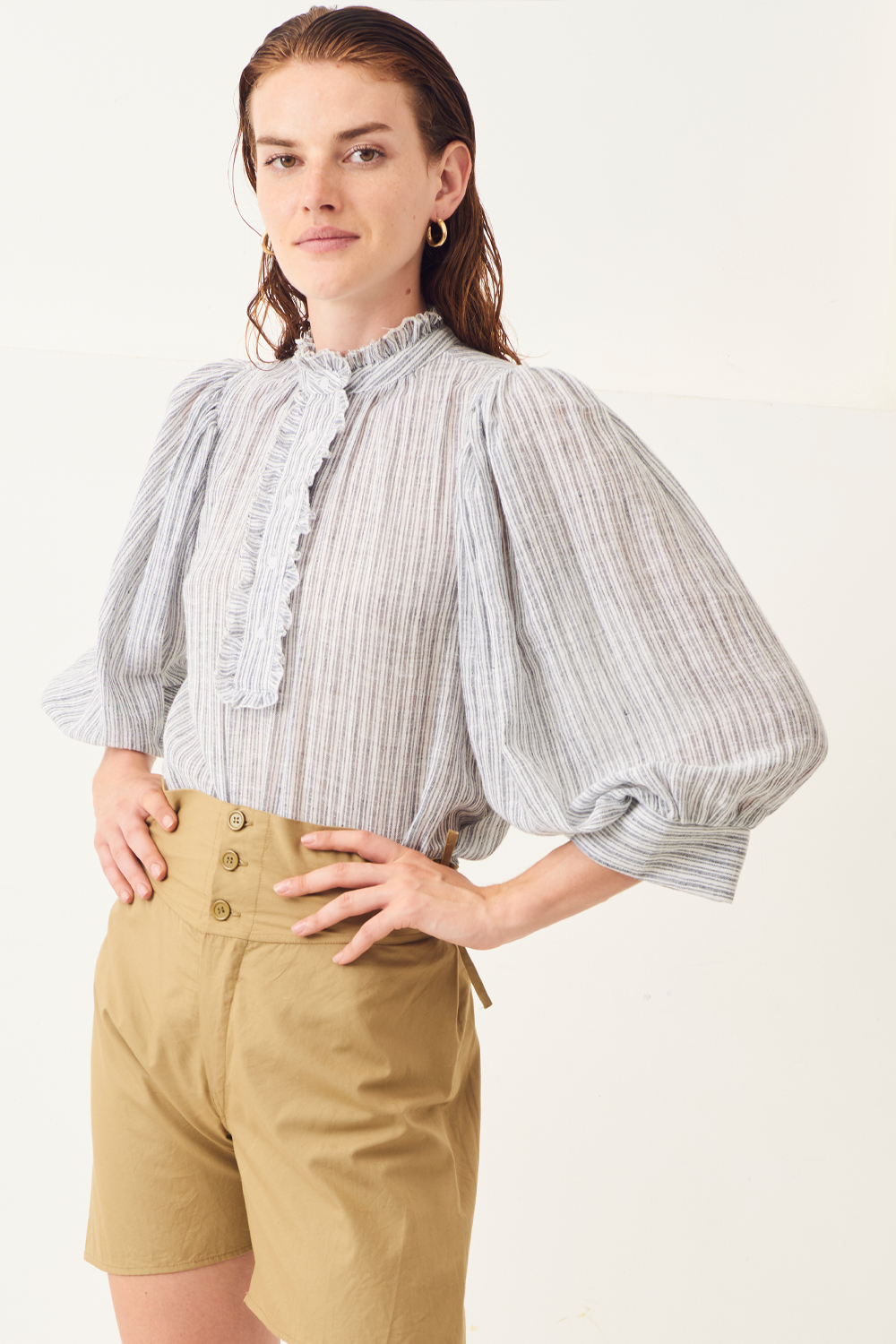 Blouse coton tissé Kimolos - Antik Batik (photo) Blouse coton tissé Kimolos - Antik Batik (photo)