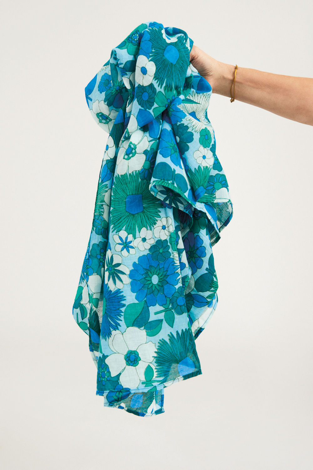 Paréo coton Lorette - Bleu - Antik Batik (photo) Paréo coton Lorette - Bleu - Antik Batik (photo)