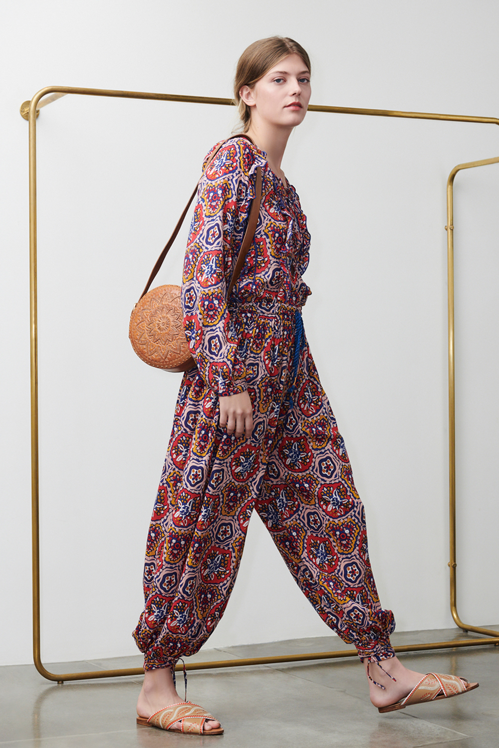 Pantalon imprimé Sam multicolore - Antik Batik (photo) Pantalon imprimé Sam multicolore - Antik Batik (photo)