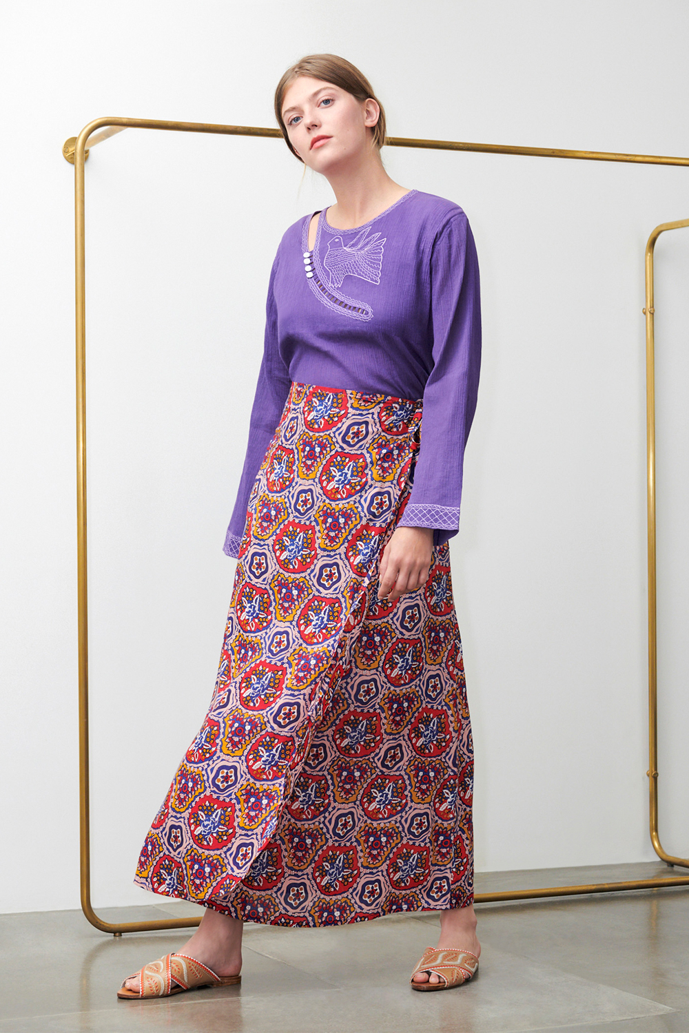 Jupe imprimée Sam multicolore - Antik Batik (photo) Jupe imprimée Sam multicolore - Antik Batik (photo)