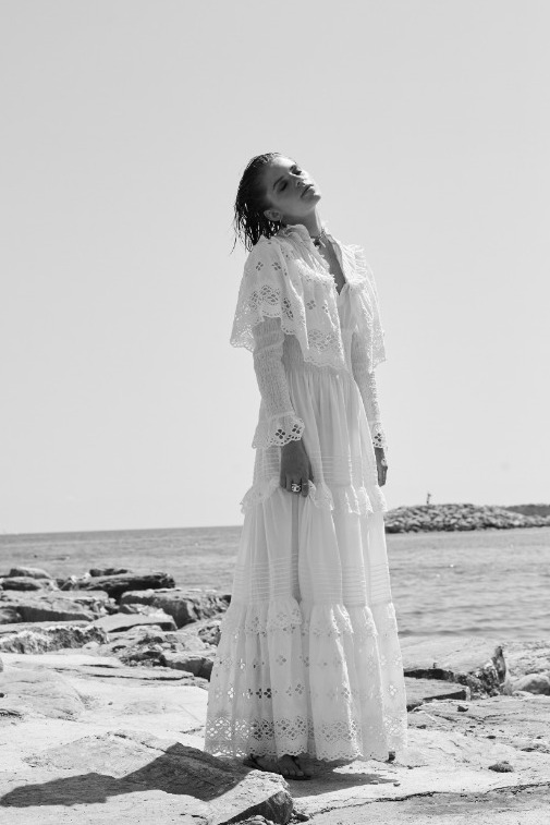 ALLY LONGDRESS WHITE