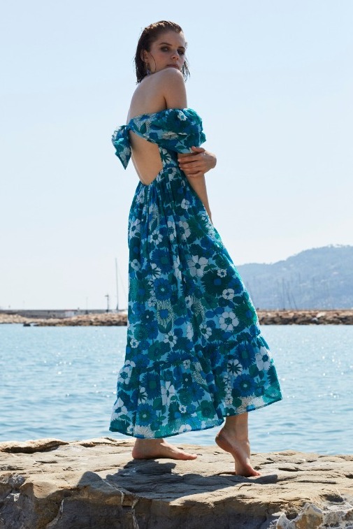 LORETTE DRESS BLUE